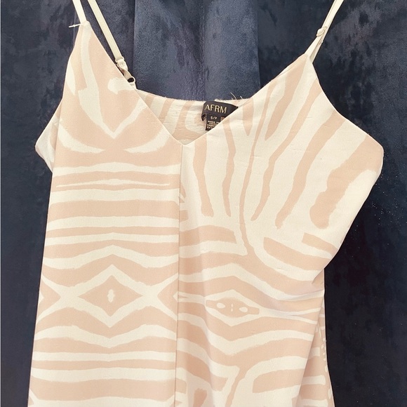 Saks off Fifth AFRM Jumpsuit S/P Tan & light brown Jumpsuit - Picture 6 of 8